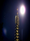 興福寺：満月と五重塔相輪